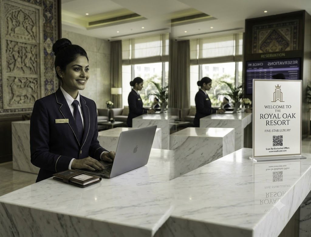Hotel Management Software illustration