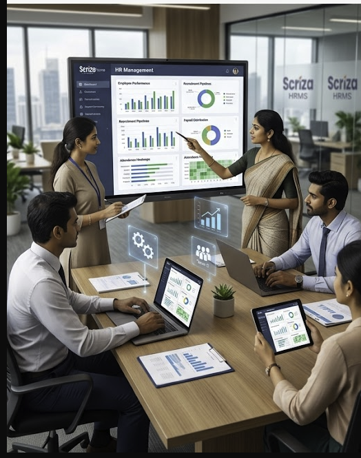 HRMS Management Software illustration