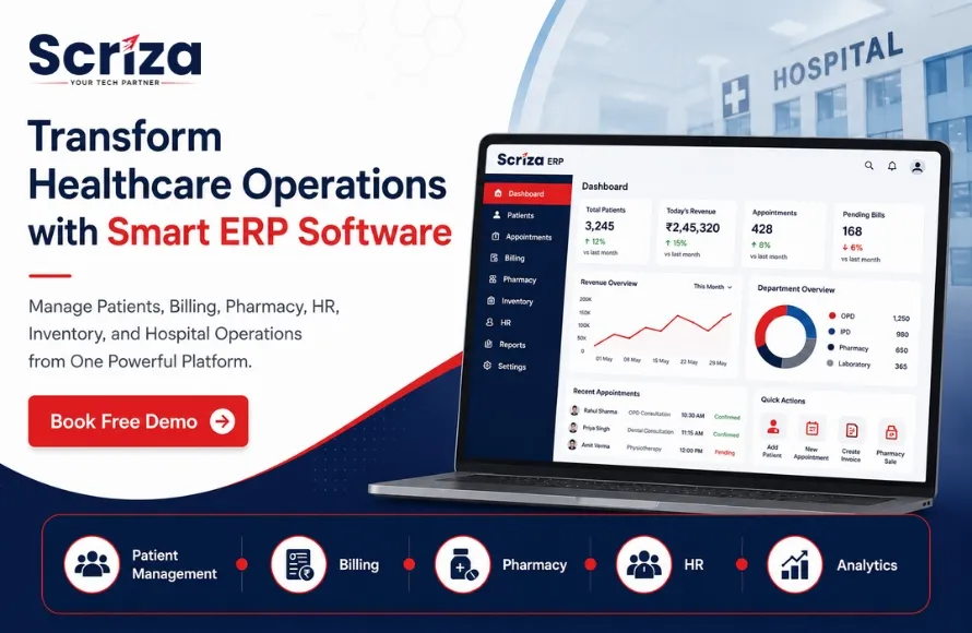 Cloud Healthcare ERP Software | Scriza Pvt. Ltd.