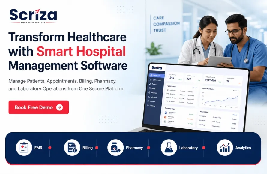 Hospital Management Software in Delhi NCR: Smart Healthcare Solutions by Scriza Pvt. Ltd.