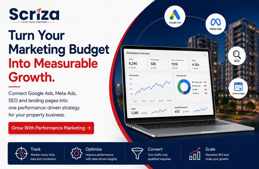 Performance Marketing for Real Estate in Delhi NCR Scriza Pvt. Ltd.