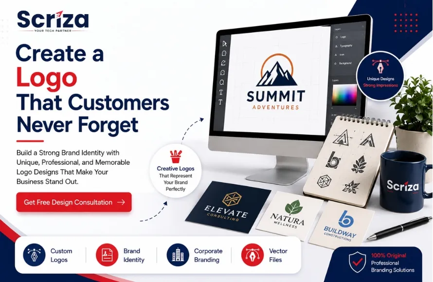 Professional Logo Design Services in Delhi NCR: Create a Memorable Brand Identity with Scriza Pvt. Ltd.