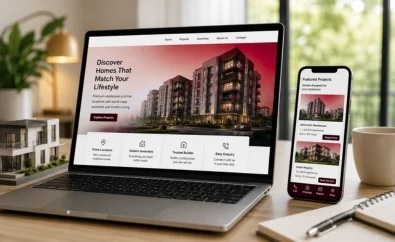 Real Estate Website Design Delhi NCR