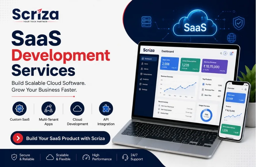 SaaS Development Company in Delhi NCR: Build Scalable Cloud Software with Scriza Pvt. Ltd.